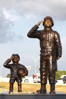 making of the statue